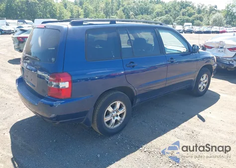 2004 Toyota Highlander V6 z USA, uszkodzony, nr VIN JTEEP21A840025685